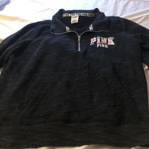 VS PINK 3/4 Zip Sweatshirt